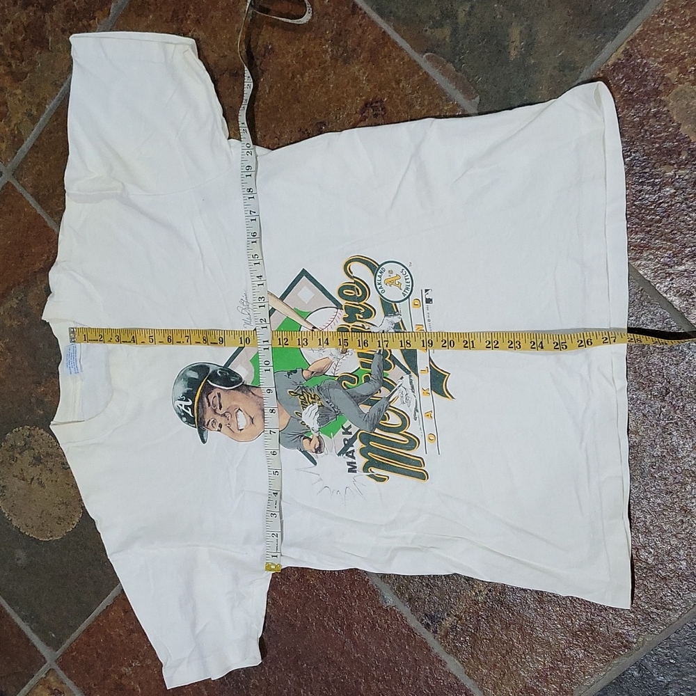 Vintage Salem Mark Mcguire Characture single stitch t-shirt - Picture 9 of 11